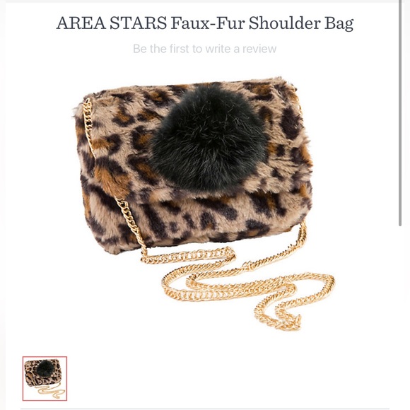 AREA STARS FAUX FUR SHOULDER BAG - Picture 14 of 14